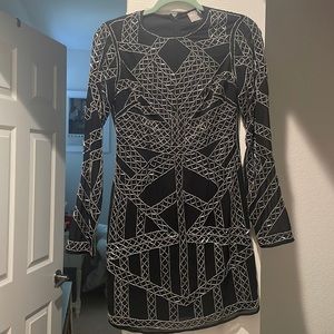 Balmain inspired beaded dress